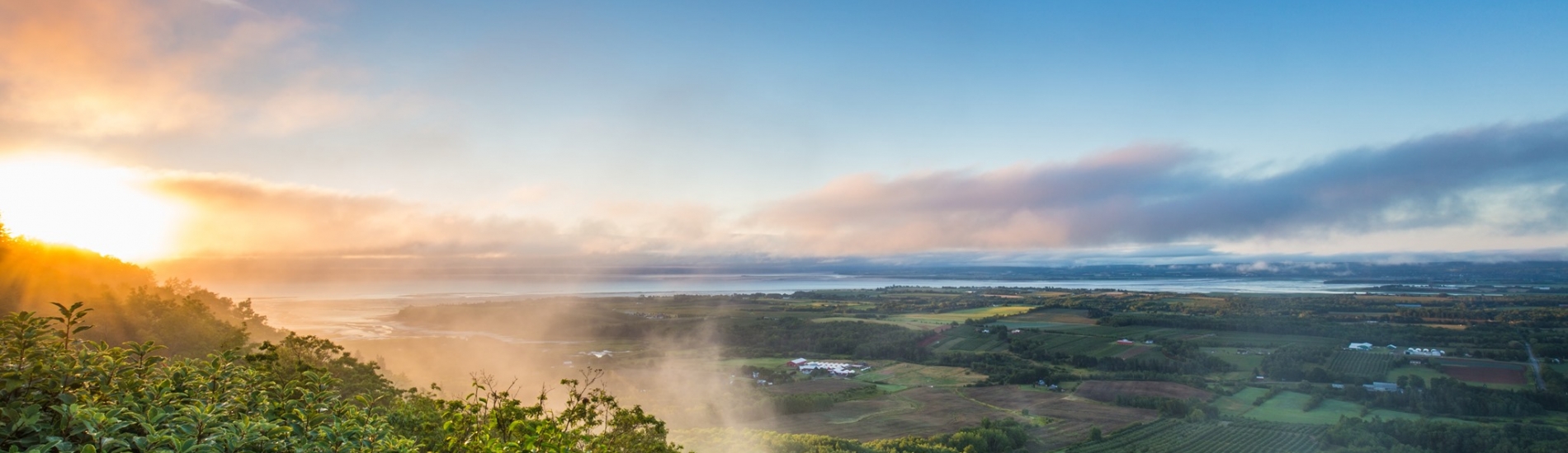 the lookoff in Nova Scotia's Annapolis Valley