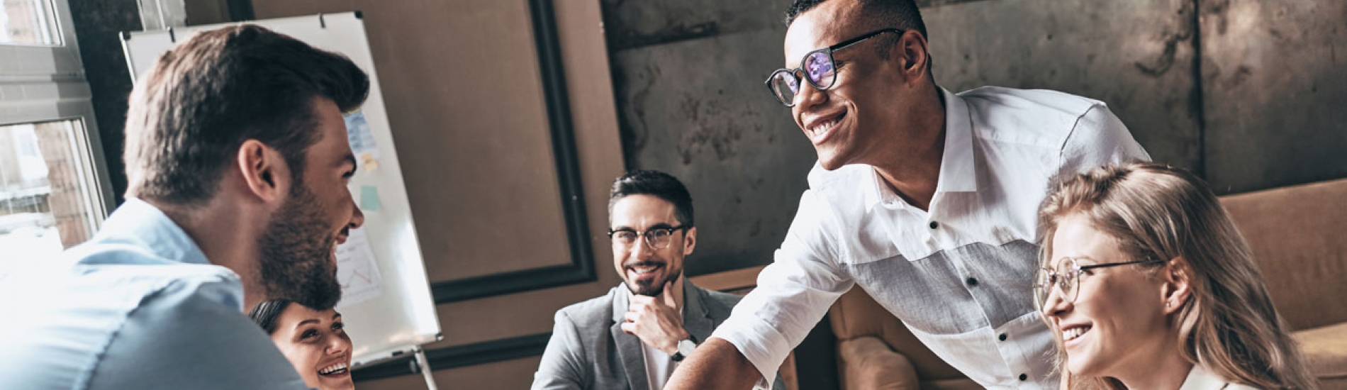 contract employees in a meeting room