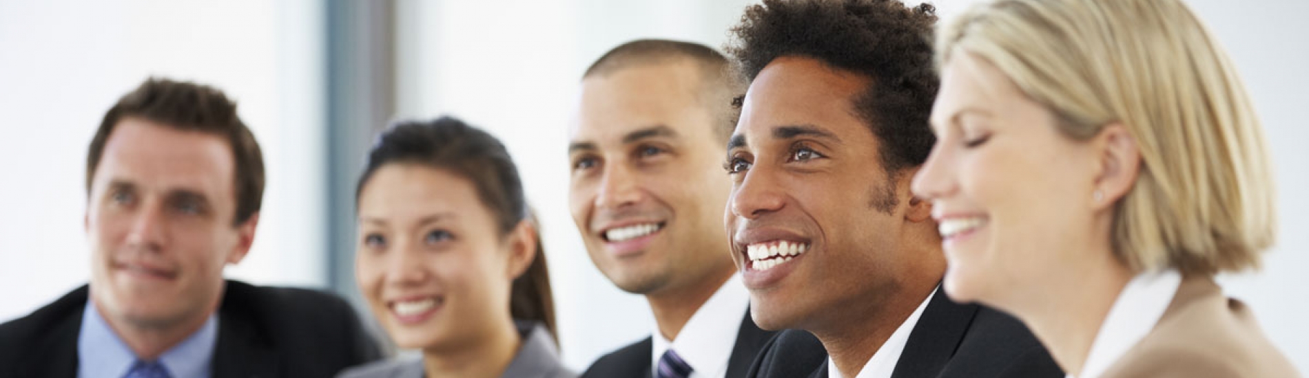 group of colleagues receiving career advice